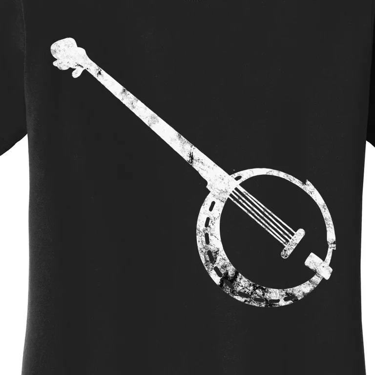 Banjo Bluegrass String Instrument Play Banjo Folk Music Women's T-Shirt