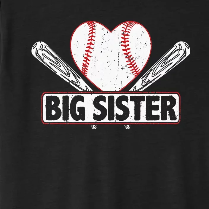 Baseball Big Sister Matching Family funny Baseball Lover ChromaSoft Performance T-Shirt