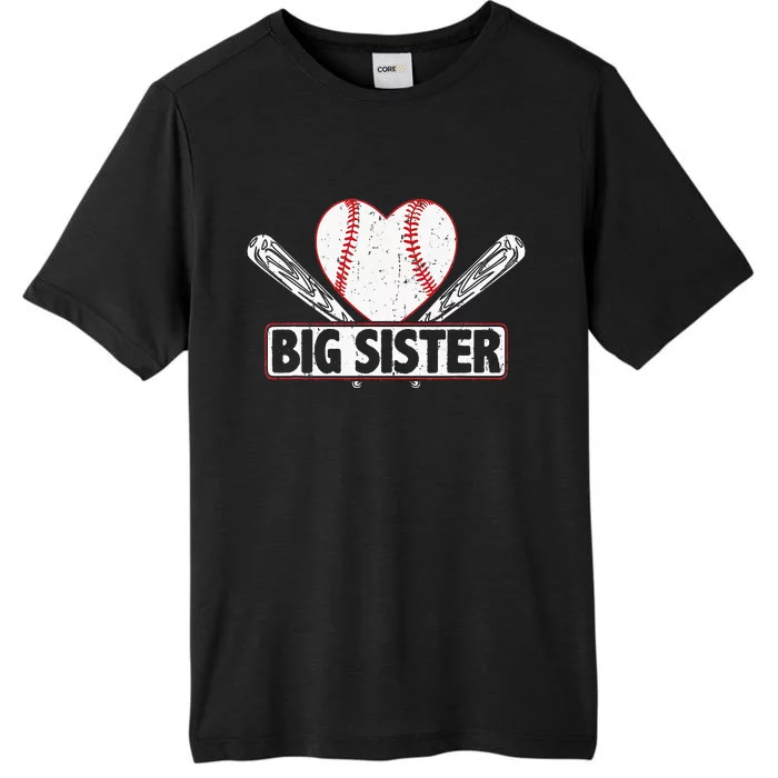 Baseball Big Sister Matching Family funny Baseball Lover ChromaSoft Performance T-Shirt