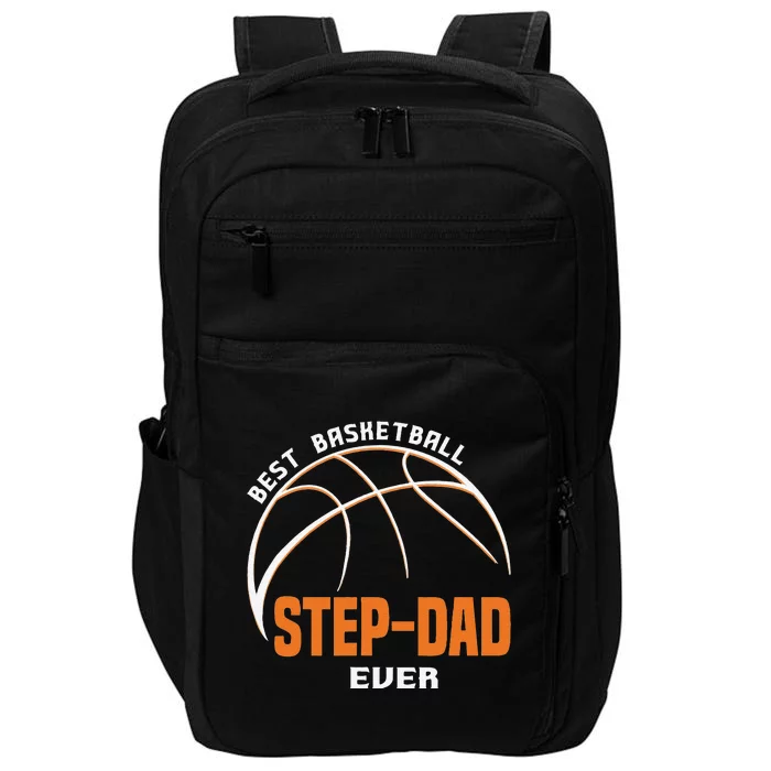 Best Basketball StepDad Ever Fathers Day Impact Tech Backpack