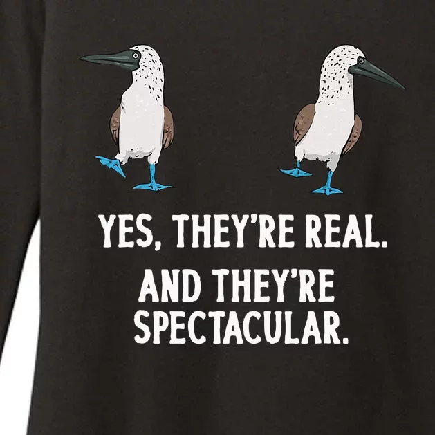 Bluefooted Booby Seabird Boobies Womens CVC Long Sleeve Shirt