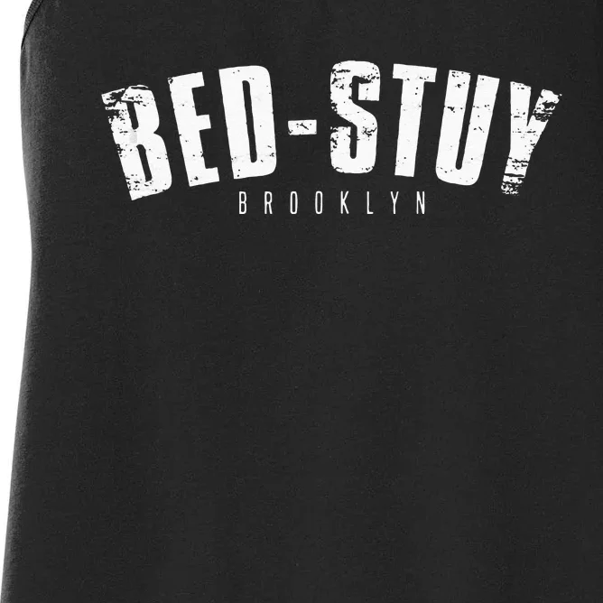 Brooklyn Bed Stuy New York Basketball Practice Jersey Women's Racerback Tank