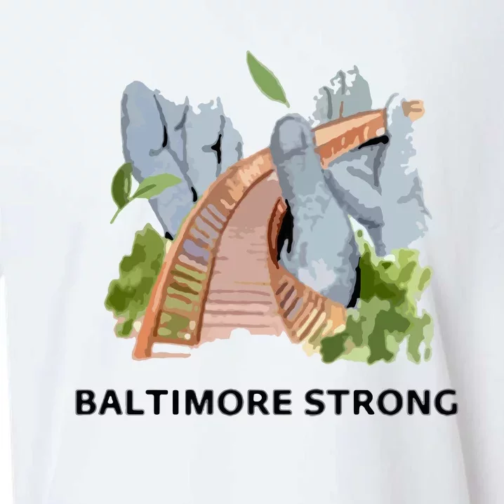 Baltimore Bridge Strong Sueded Cloud Jersey T-Shirt