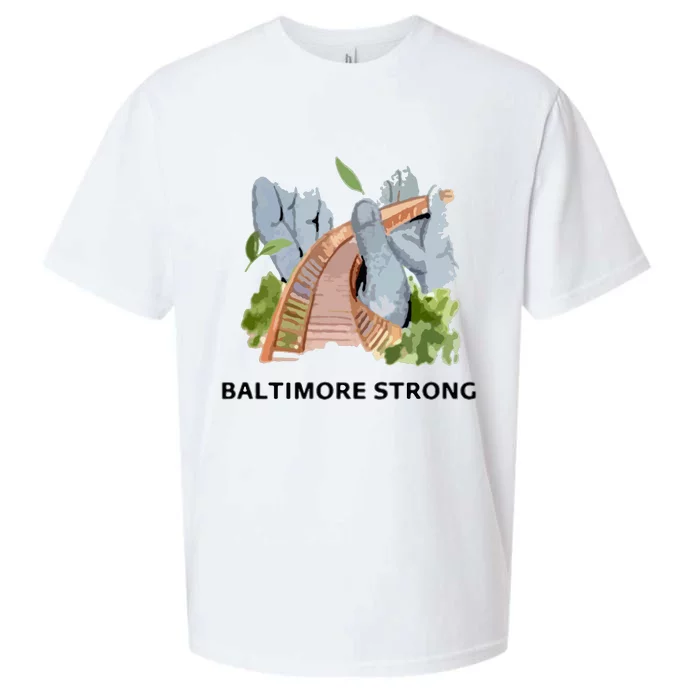 Baltimore Bridge Strong Sueded Cloud Jersey T-Shirt