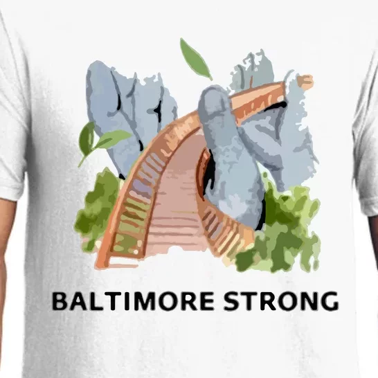 Baltimore Bridge Strong Pajama Set