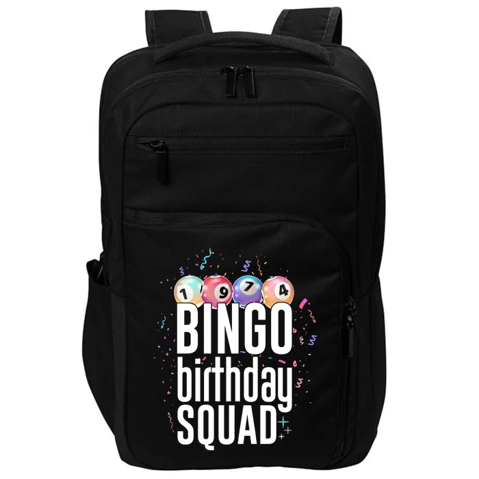 Bingo Birthday Squad Impact Tech Backpack