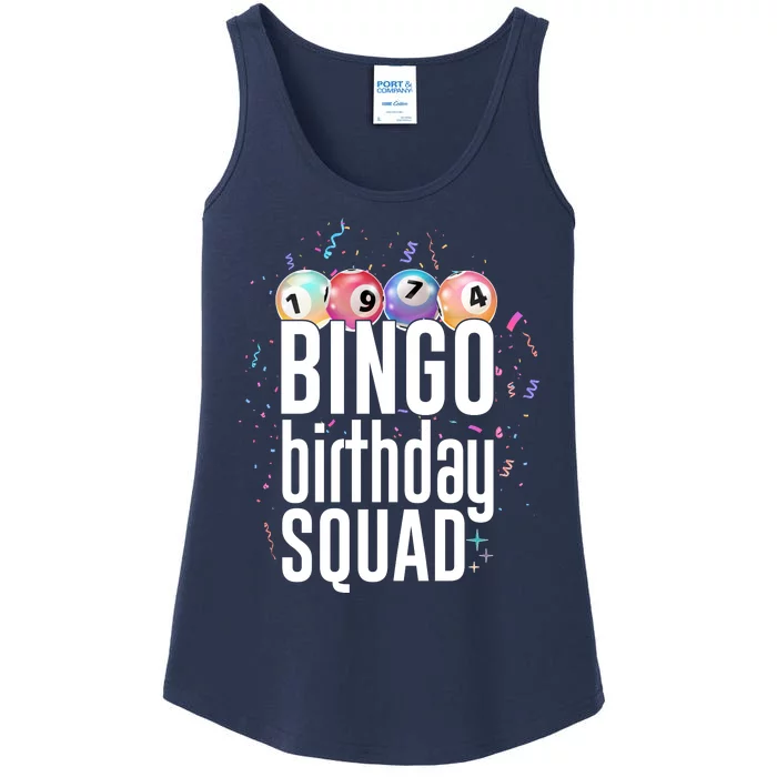 Bingo Birthday Squad Ladies Essential Tank