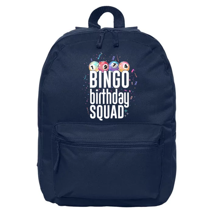 Bingo Birthday Squad 16 in Basic Backpack