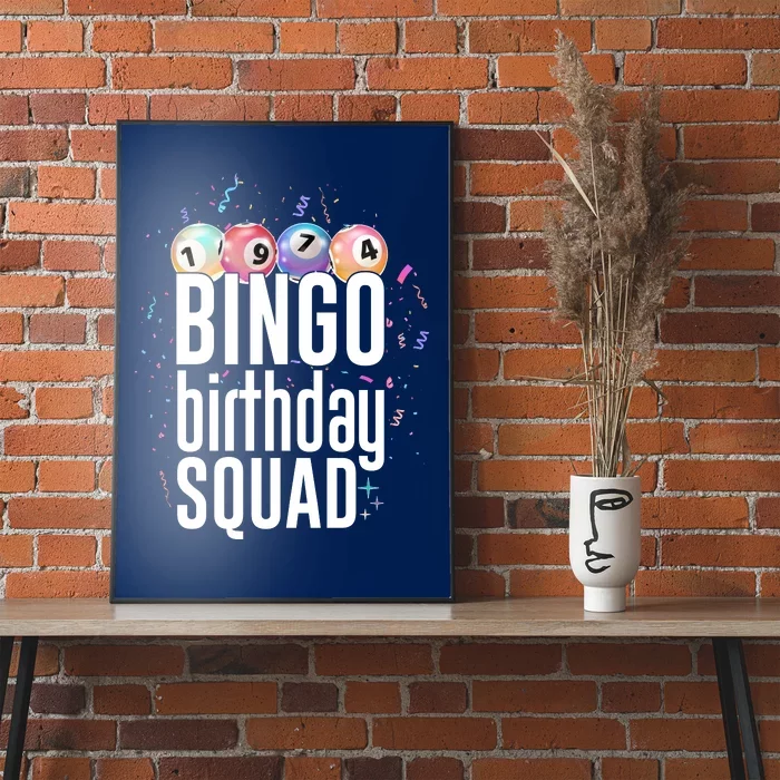 Bingo Birthday Squad Poster