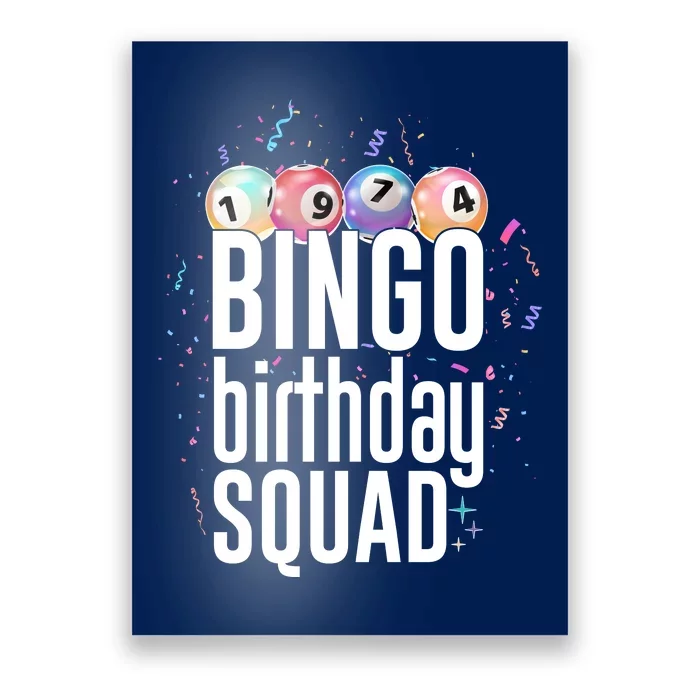 Bingo Birthday Squad Poster