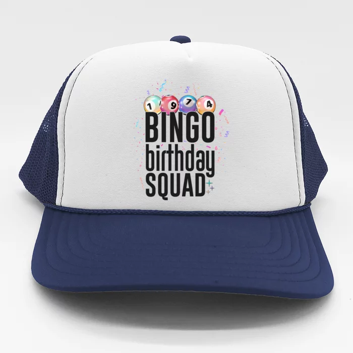 Bingo Birthday Squad Trucker Hat