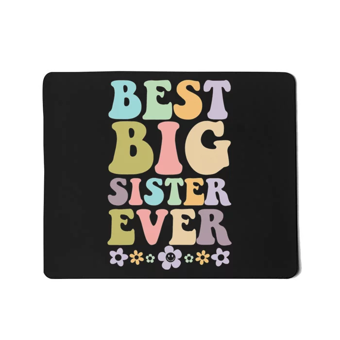 Best Big Sister Ever baby announcement Mousepad