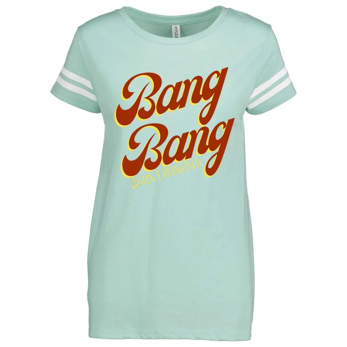 Bang Bang San Francisco The City By The Bay 415 Sf West Side Enza Ladies Jersey Football T-Shirt