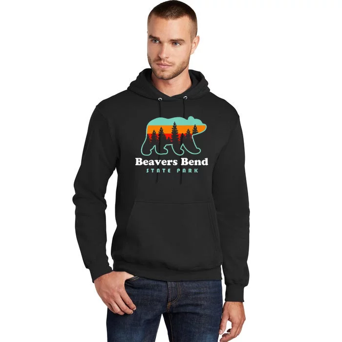 Beavers Bend State Park Camping Hiking Bear Tall Hoodie