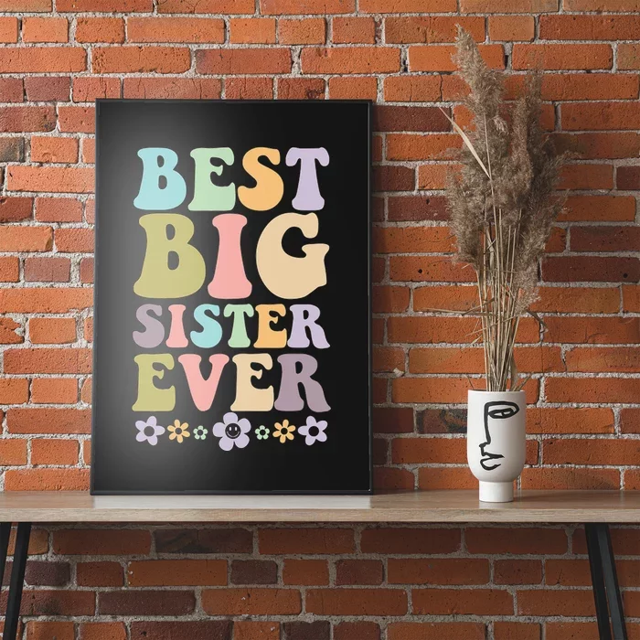 Best Big Sister Ever 's baby announcement idea Poster