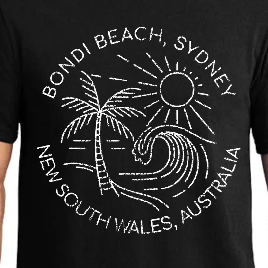 Bondi Beach Sydney New South Wales Australia Pajama Set