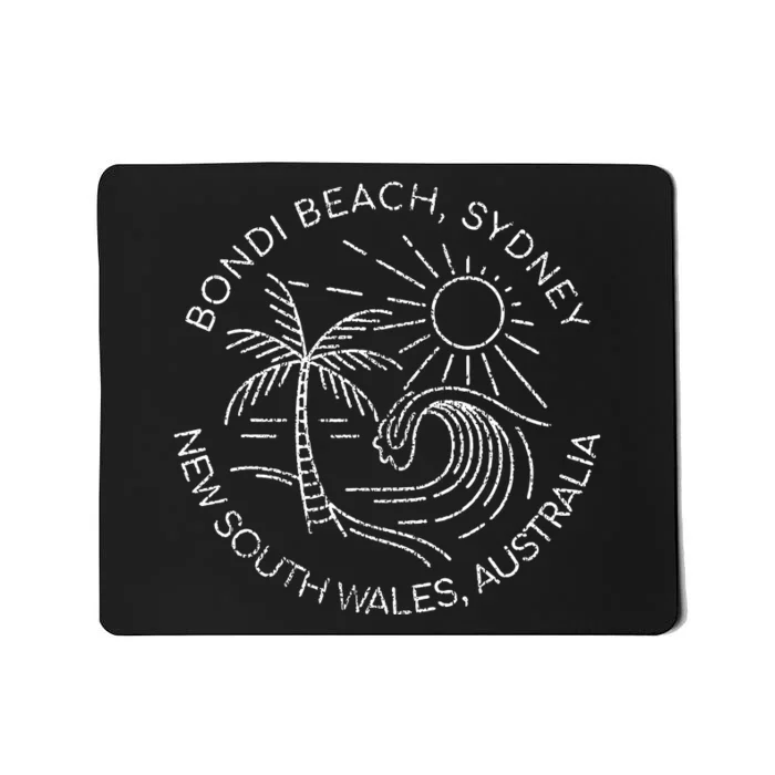 Bondi Beach Sydney New South Wales Australia Mousepad