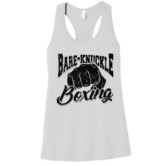 Bareknuckle Boxing Sport And Fitness Boxing Women's Racerback Tank