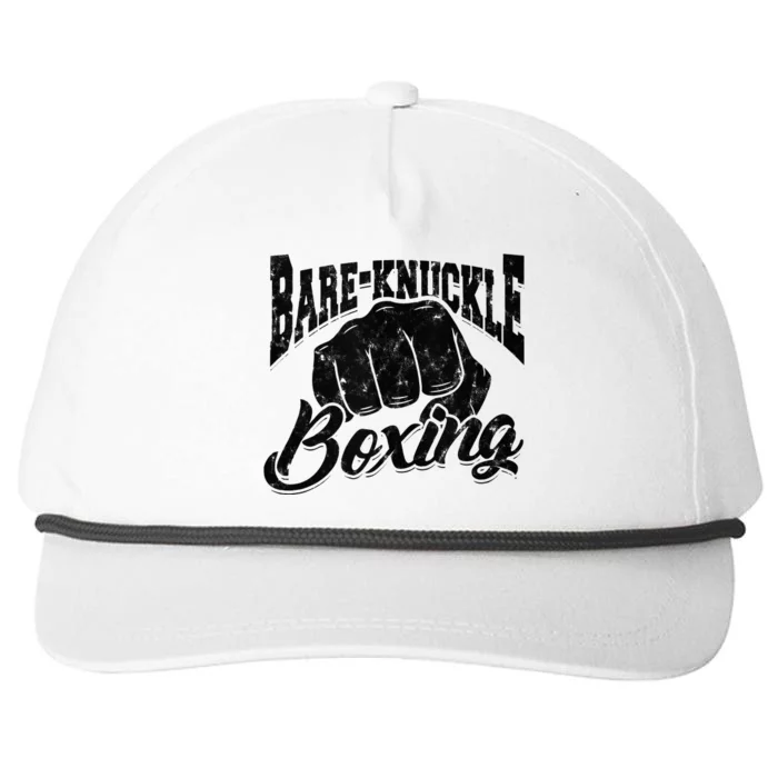 Bareknuckle Boxing Sport And Fitness Boxing Snapback Five-Panel Rope Hat