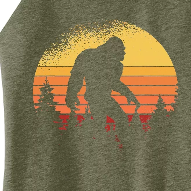 Bigfoot Believer Silhouette Sasquatch Women’s Perfect Tri Rocker Tank