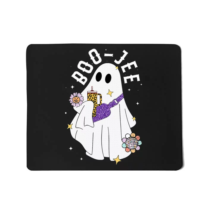 Boujee BooJee Spooky Season Cute Ghost Halloween Costume Mousepad