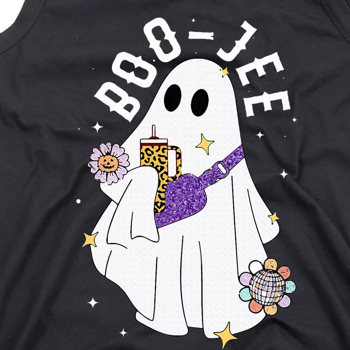 Boujee BooJee Spooky Season Cute Ghost Halloween Costume Tank Top