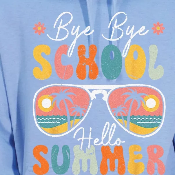 Bye Bye School Hello Pool Happy Last Day Of School Summer Unisex Surf Hoodie