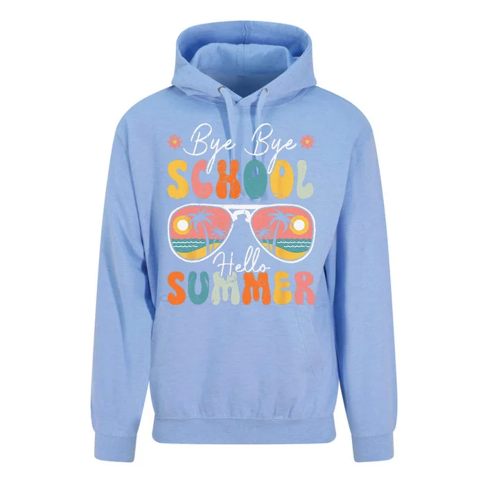 Bye Bye School Hello Pool Happy Last Day Of School Summer Unisex Surf Hoodie