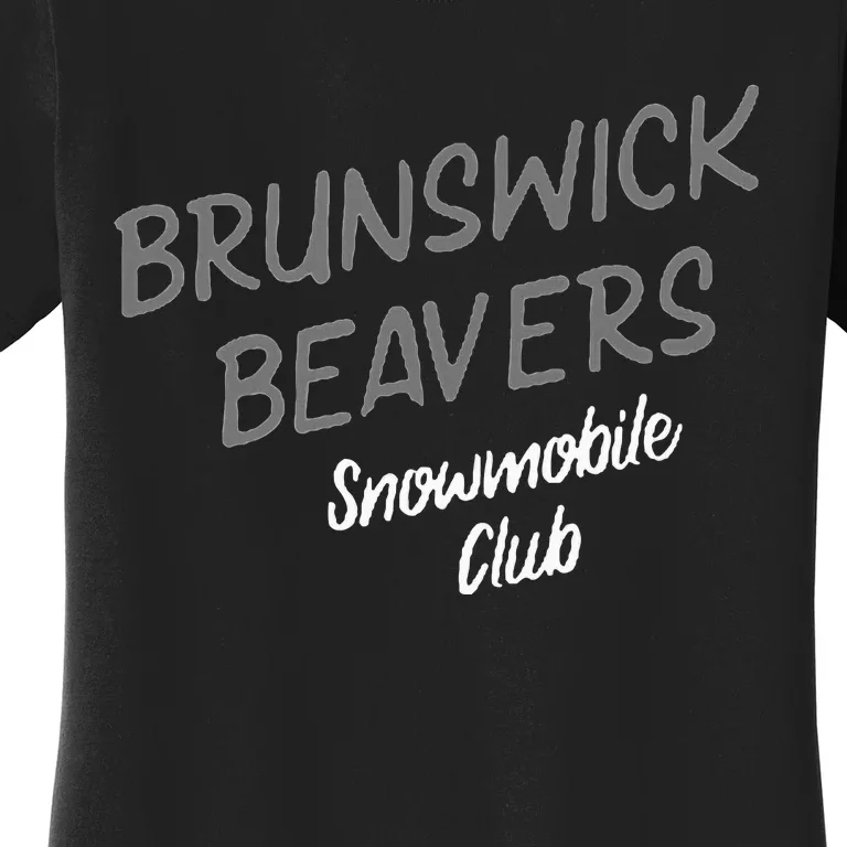 Brunswick Beavers Snowmobile Club Team Women's T-Shirt