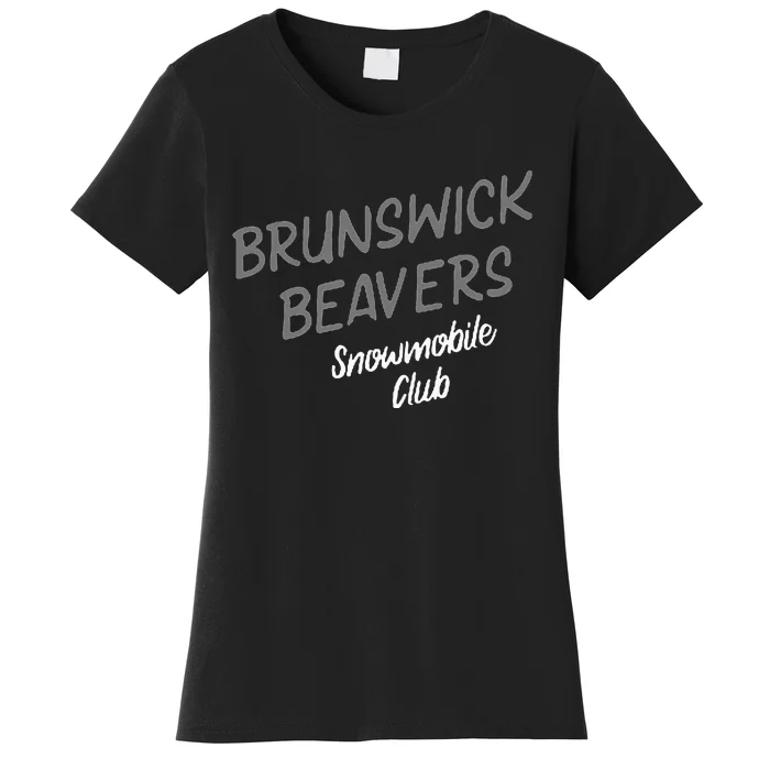 Brunswick Beavers Snowmobile Club Team Women's T-Shirt