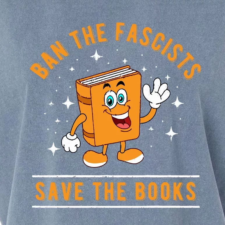 Banned Books Save The Books Bookworms Garment-Dyed Women's Muscle Tee