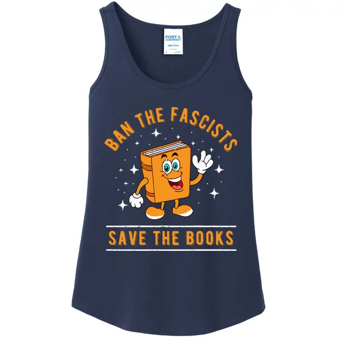 Banned Books Save The Books Bookworms Ladies Essential Tank