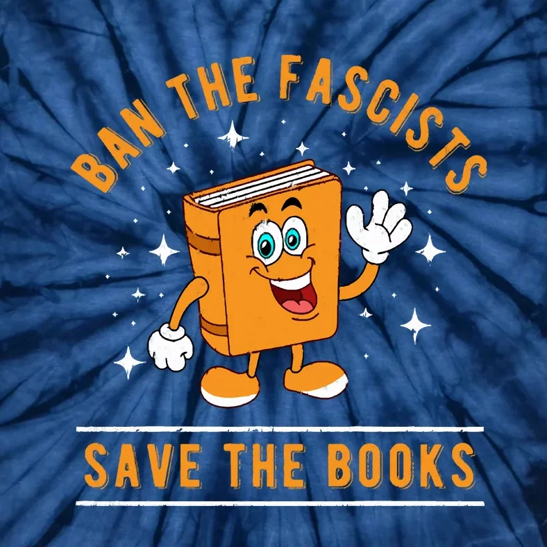 Banned Books Save The Books Bookworms Tie-Dye T-Shirt