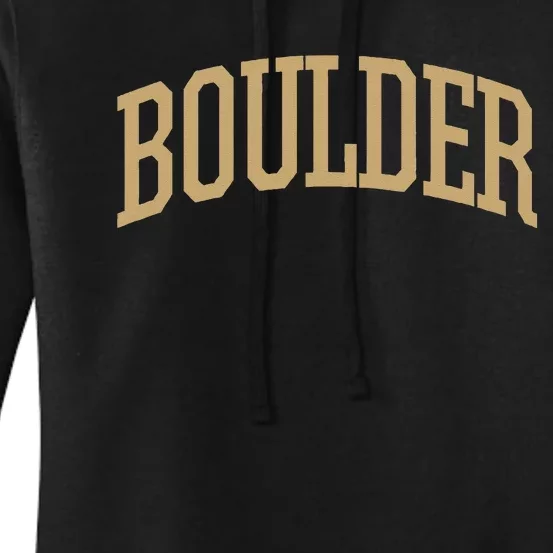 Boulder Boulder Sports College Style CO Women's Pullover Hoodie