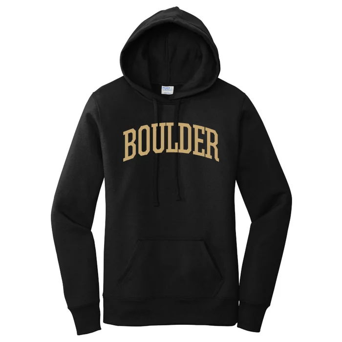 Boulder Boulder Sports College Style CO Women's Pullover Hoodie