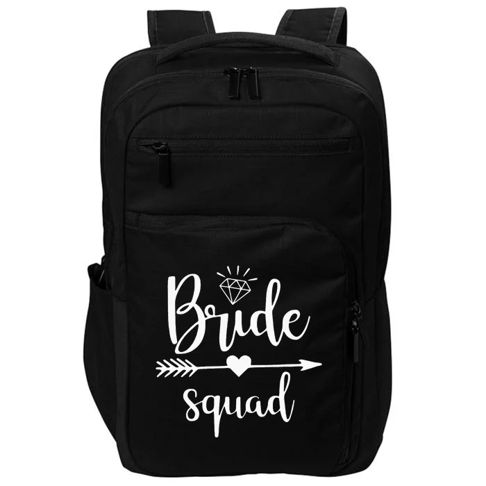 Bachelorette Bride Squad Wedding Bridal Party Impact Tech Backpack