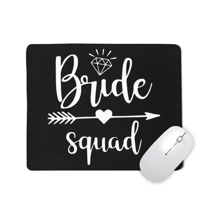 Bachelorette Bride Squad Wedding Bridal Party Mousepad