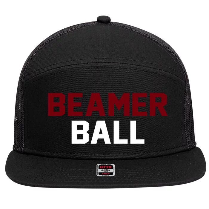 Beamer Ball South Carolina Football Fans 7 Panel Mesh Trucker Snapback Hat