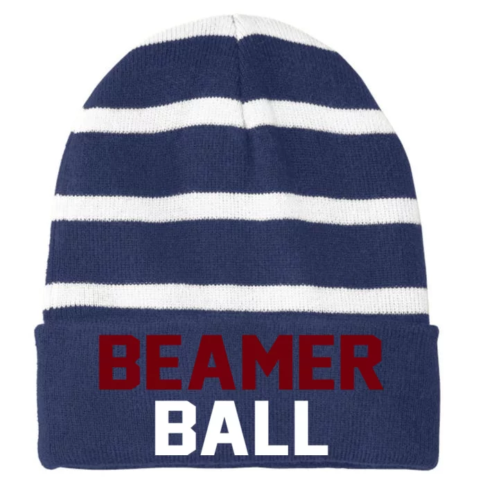 Beamer Ball South Carolina Football Fans Striped Beanie with Solid Band