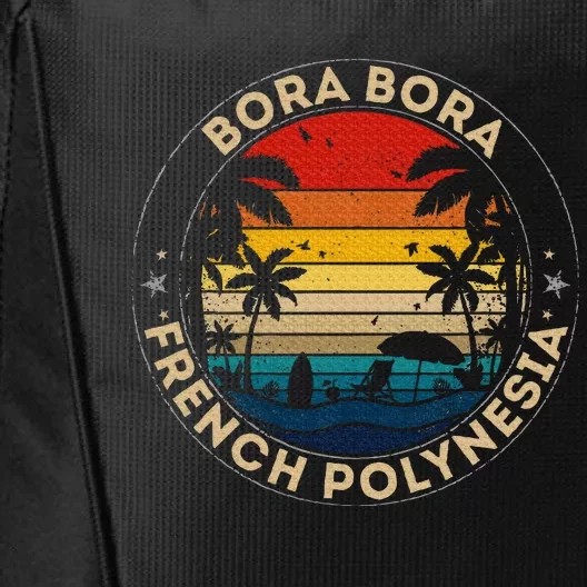 Bora Bora Souvenir French Polynesia Reminder City Backpack