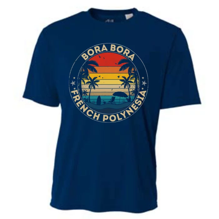 Bora Bora Souvenir French Polynesia Reminder Cooling Performance Crew T-Shirt