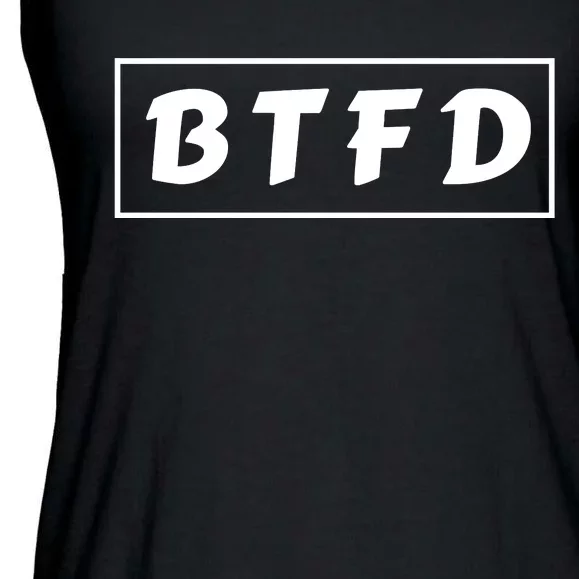 BTFD Buy The F'ing Dip Bitcoin Crypto Stocks Crypto BTC Ladies Essential Flowy Tank