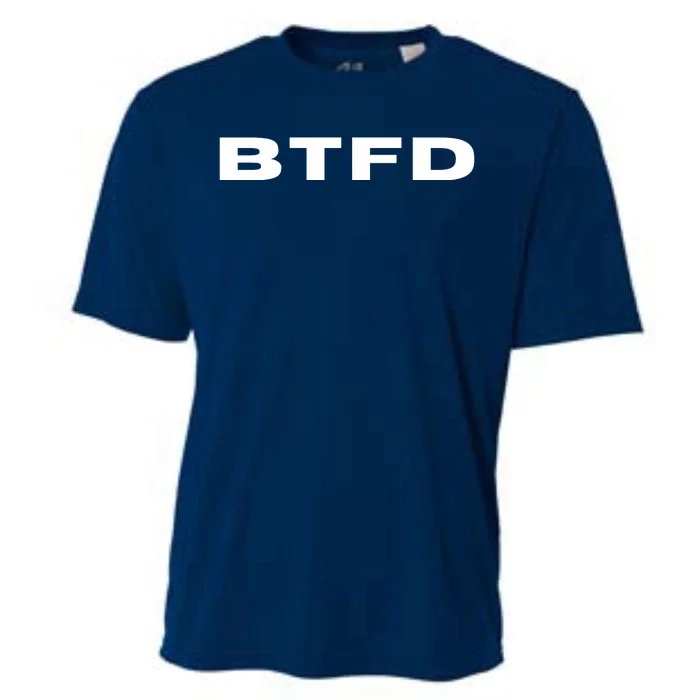 BTFD Buy The F'ing Dip, Trading Stocks, Bitcoin, Crypto, BTC Cooling Performance Crew T-Shirt