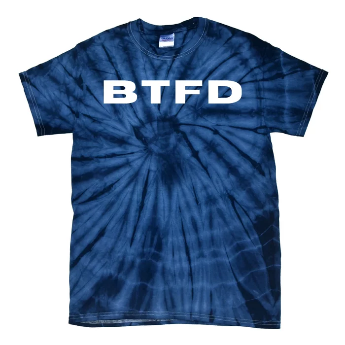 BTFD Buy The F'ing Dip, Trading Stocks, Bitcoin, Crypto, BTC Tie-Dye T-Shirt