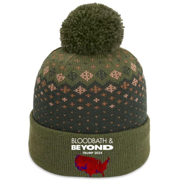 Bloodbath Beyond Trump 2024 The Baniff Cuffed Pom Beanie