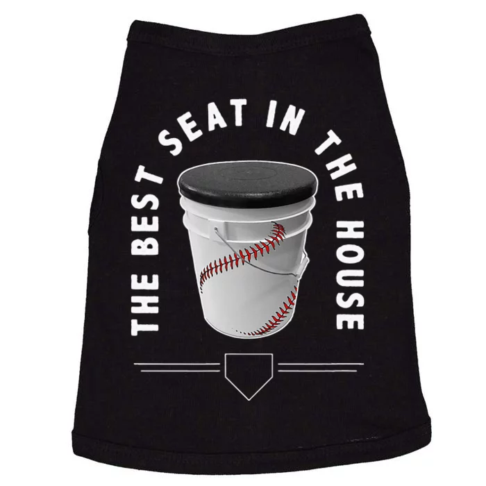 Baseball Bucket The Best Seat In The House Sports Doggie Tank