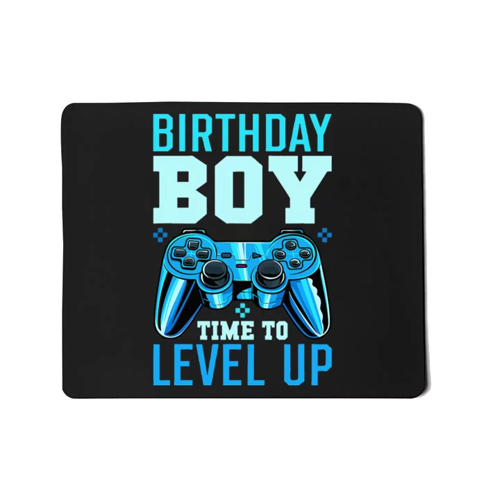 Birthday Boy Time To Level Up Matching Video Gamer Birthday Mousepad