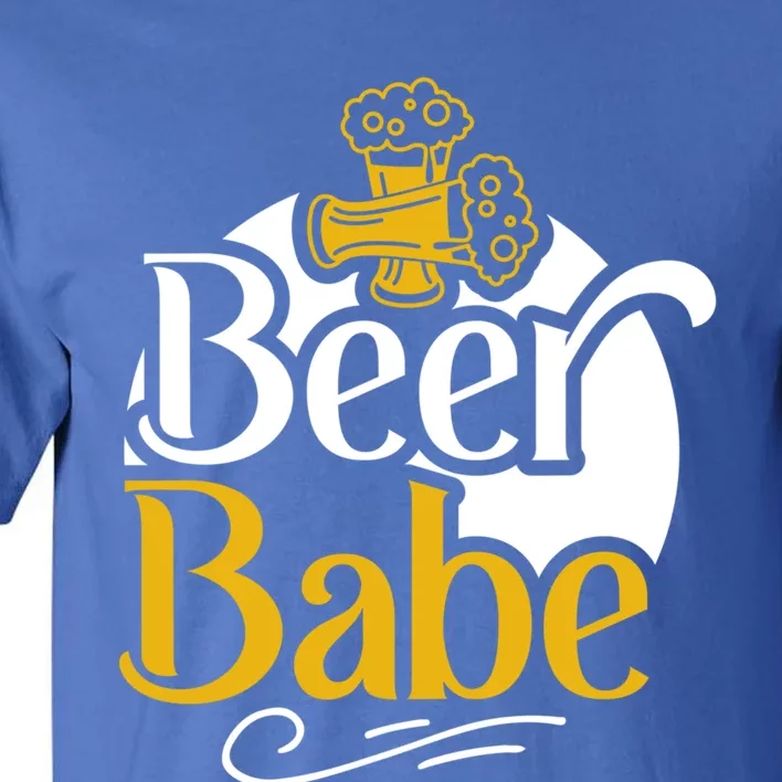 Beer Babe Traveling Summer Vacay Mode Cool Gift Tall T-Shirt