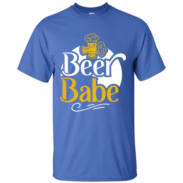 Beer Babe Traveling Summer Vacay Mode Cool Gift Tall T-Shirt