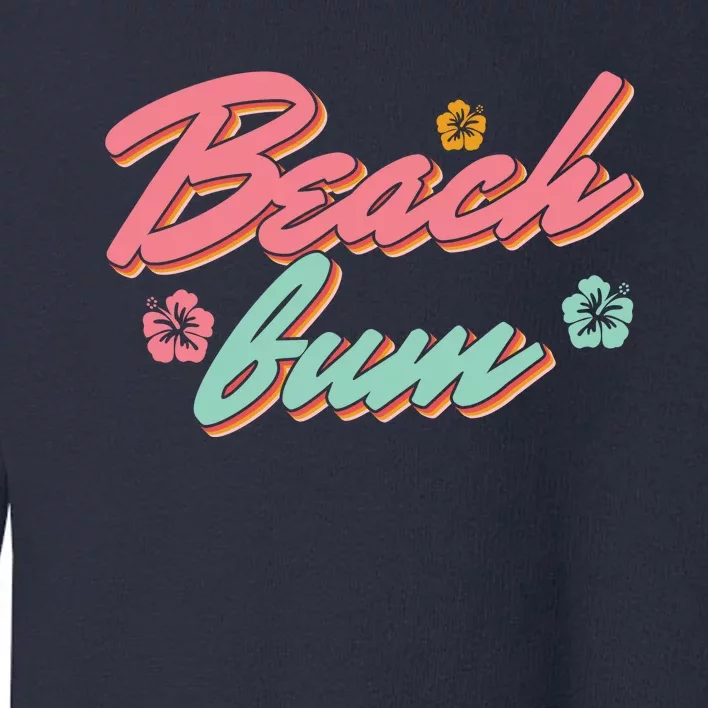 Beach Bum Tropical Toddler Sweatshirt